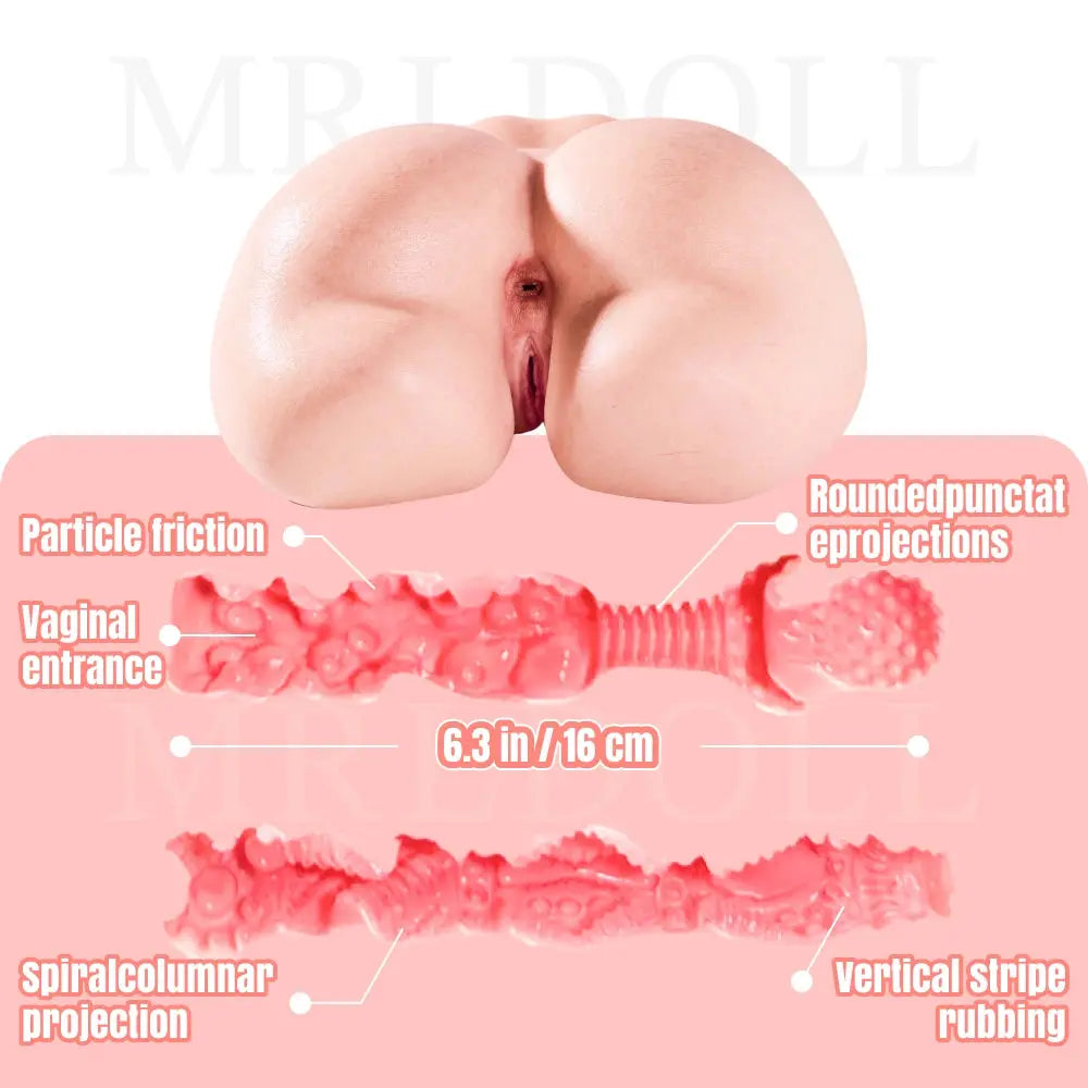 Mini Luna:4.8kg Soft Realistic Buttock Small Sex Doll MRLDOLL